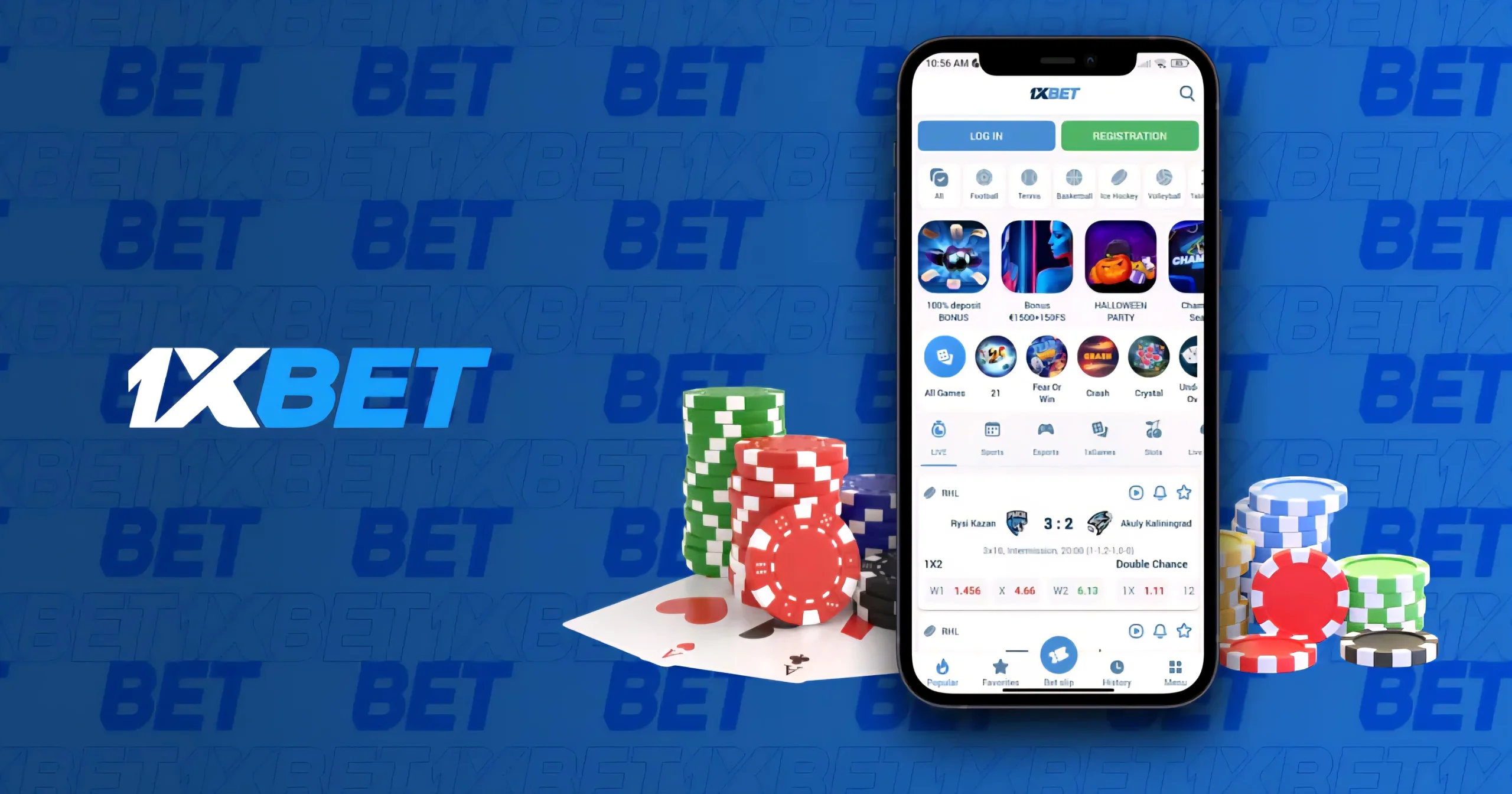 Приложение 1xBet для Android и iOS - скачайте официальную версию APK, быстрый вход и доступ к ставкам на спорт и казино в любое время